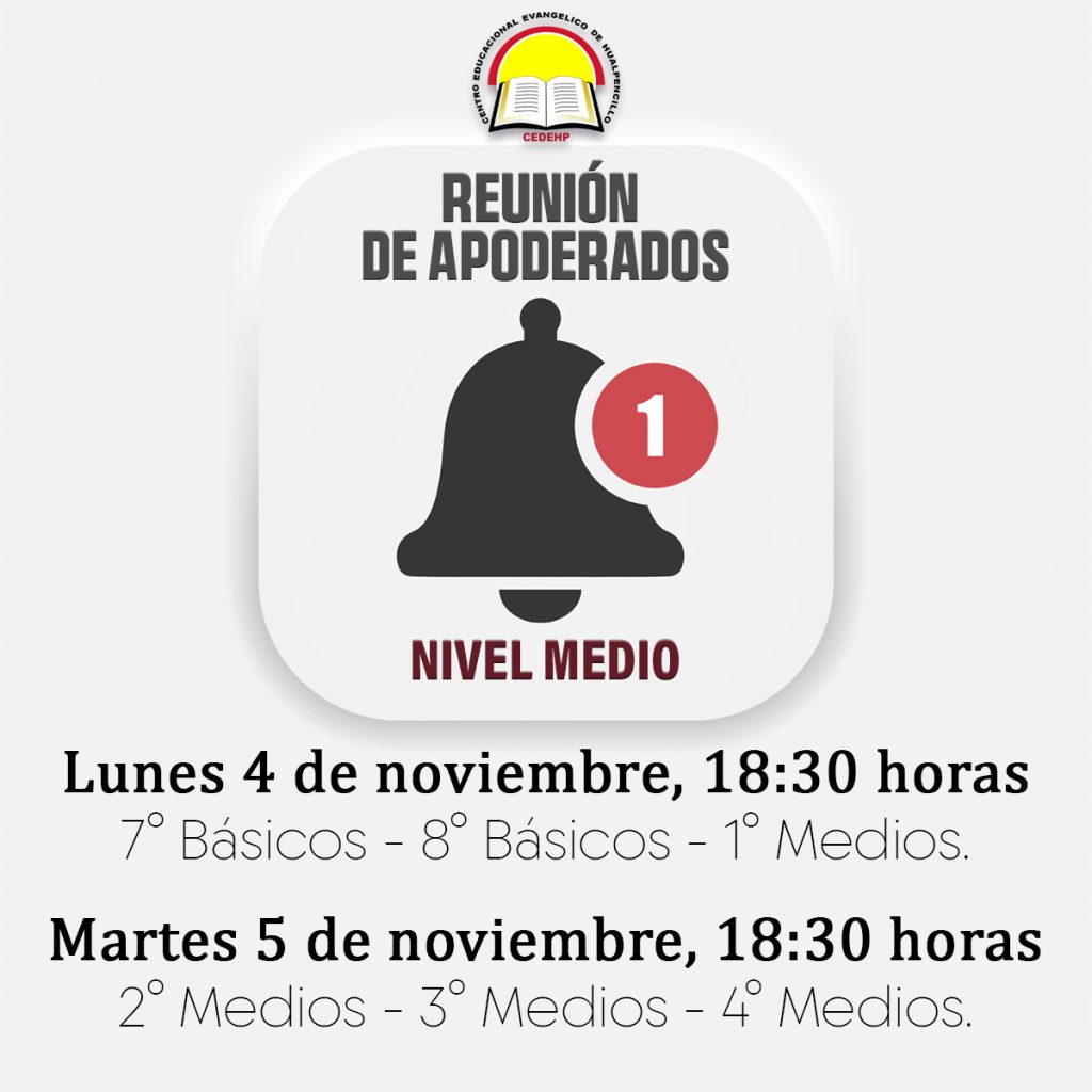Reunión de Apoderados - Noviembre